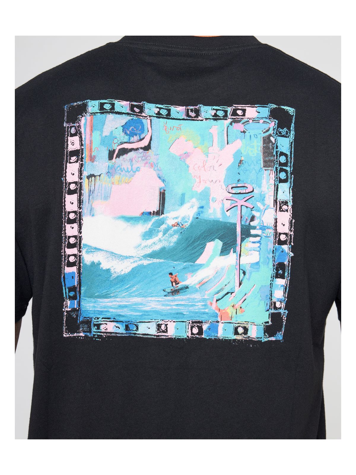 Koszulka RIP CURL Ripcurl X Ba Bapt Photoprintee czarny - Adventure Sports