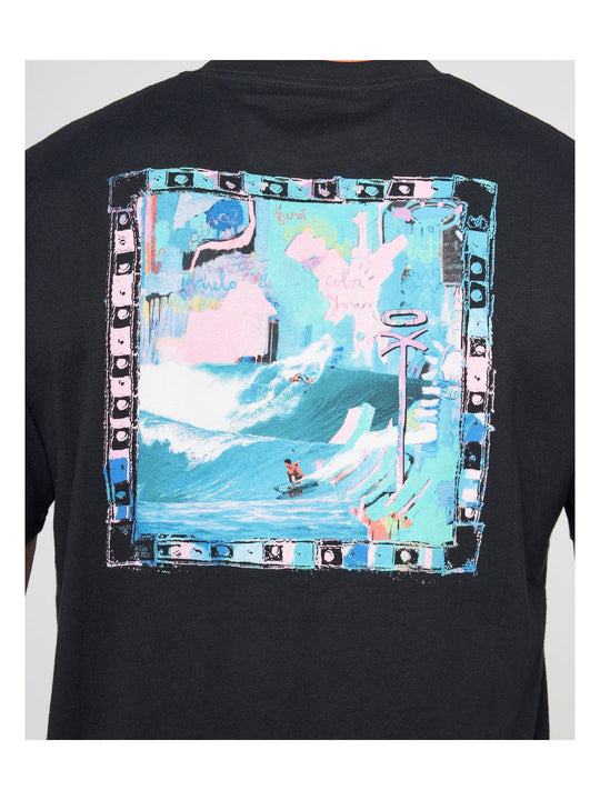Koszulka RIP CURL Ripcurl X Ba Bapt Photoprintee czarny - Adventure Sports
