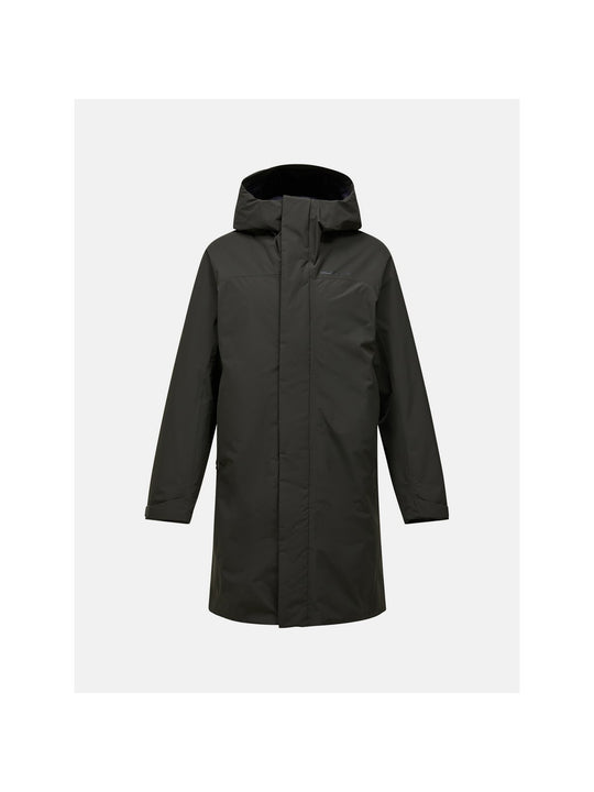Parka męska PEAK PERFORMANCE Treeline HIPE 2L Insulated Shell Parka zielona
