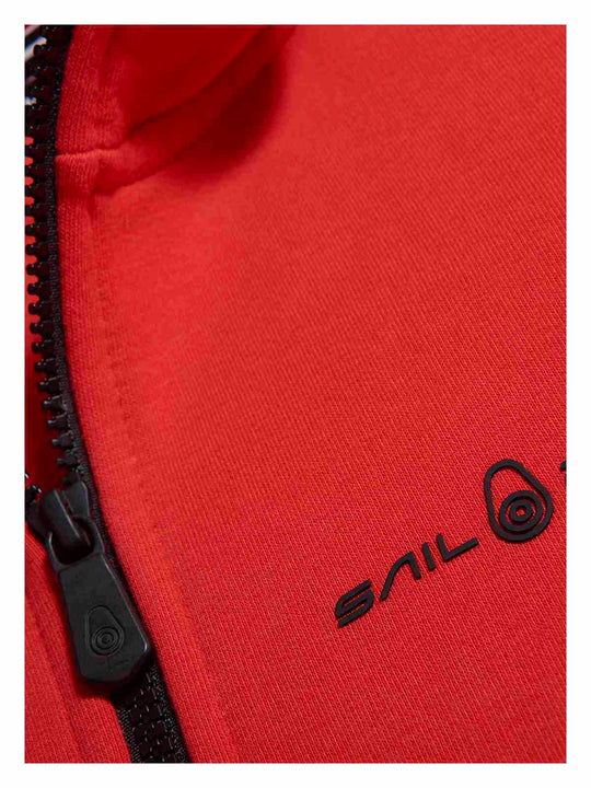 Bluza SAIL RACING Bowman Logo Zip Hood Czerwony - Adventure Sports
