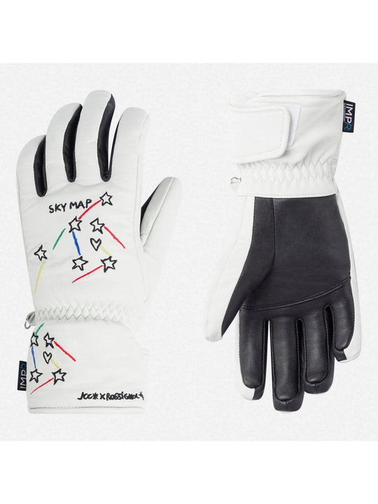 Rękawice narciarskie dla kobiet Rossignol W Sublim Lth Impr G biały - Adventure Sports
