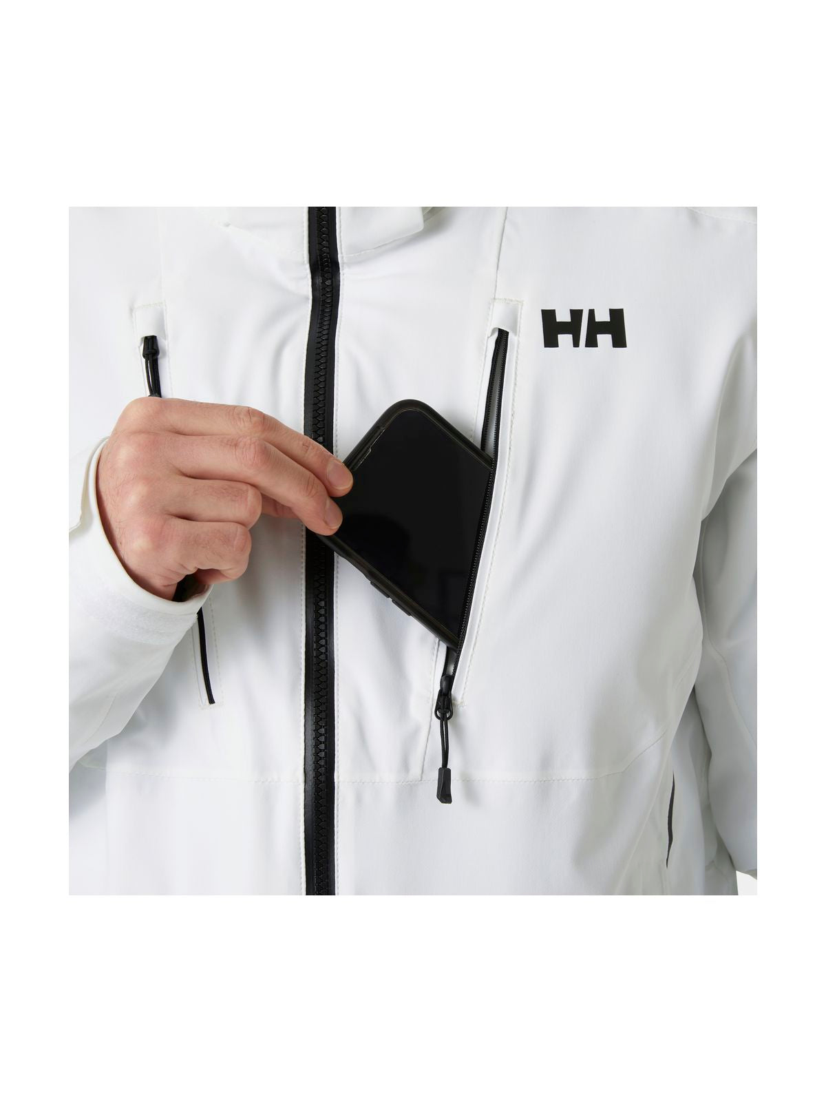 Kurtka narciarska męska HELLY HANSEN ALPHA 4.0 JACKET biała