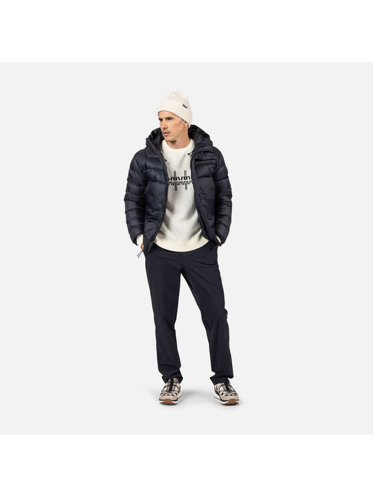 Kurtka męska ROSSIGNOL Aretu Down Hoodie Jkt czarna
