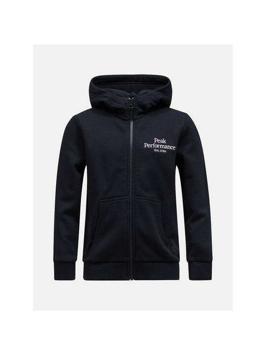 adventuresports bluza-peak-performance-jr-original-zip-hood-czarny-g79981020-050 front
