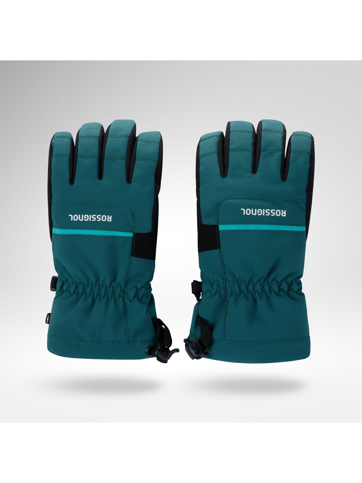 Rękawice narciarskie juniorskie ROSSIGNOL Jr Roc Ski Gloves R-Shell Dry zielone