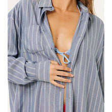 Koszula damska RIP CURL Beach Days Pinstripe Shirt niebieska
