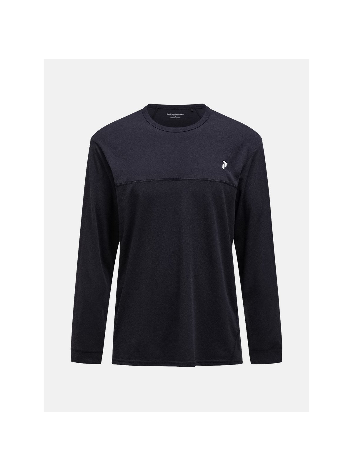 adventuresports koszulka-peak-performance-m-trail-wool-blend-ls-czarny-g80182020-050 front