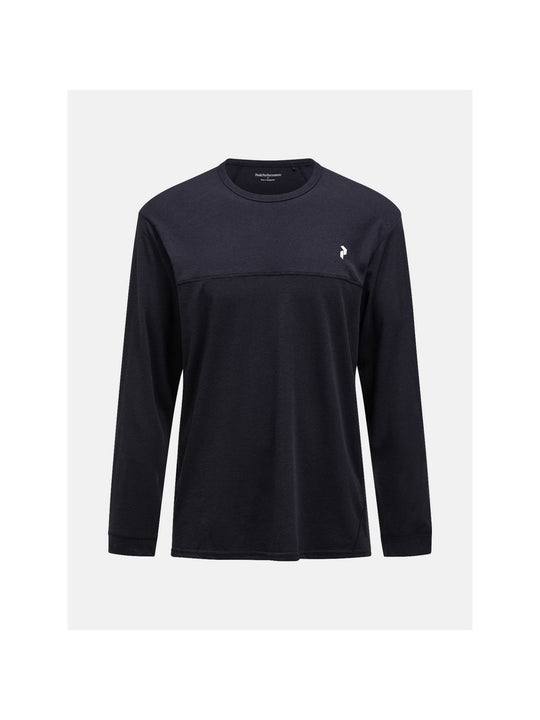 adventuresports koszulka-peak-performance-m-trail-wool-blend-ls-czarny-g80182020-050 front
