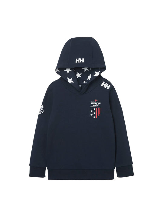 Bluza dresowa dla dzieci HELLY HANSEN Am Kids Hoodie granatowy - Adventure Sports
