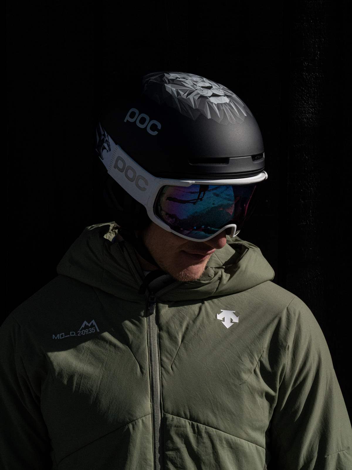 Kask narciarski POC Obex Pure Odermatt Ed. - czarny mat