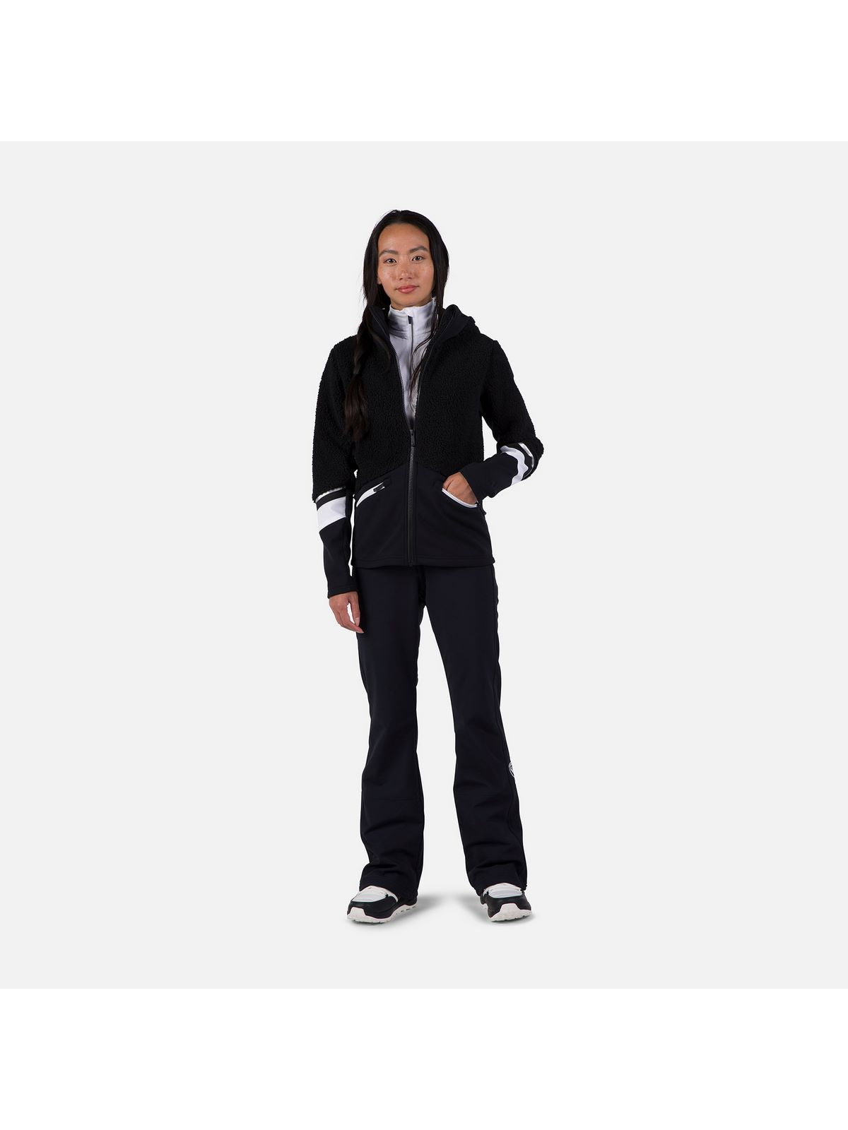 Bluza damska ROSSIGNOL W Wispile Fleece Fzh czarny