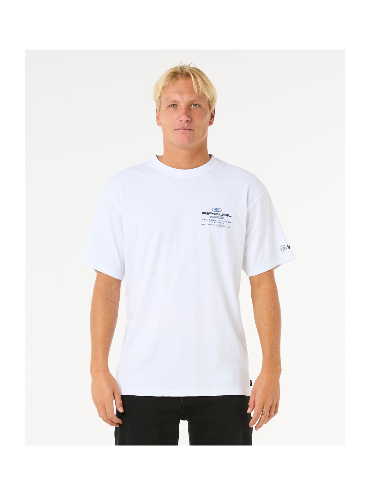 Koszulka męska RIP CURL Rip Curl Pro 25 Event Tee biała