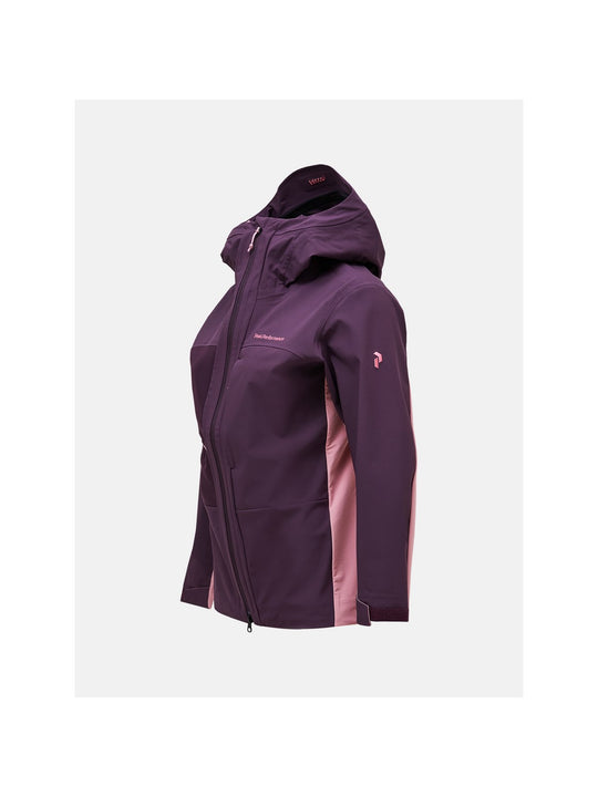 Kurtka Peak Performance W Ascent Softshell Jacket fioletowa - narciarska - Adventure Sports
