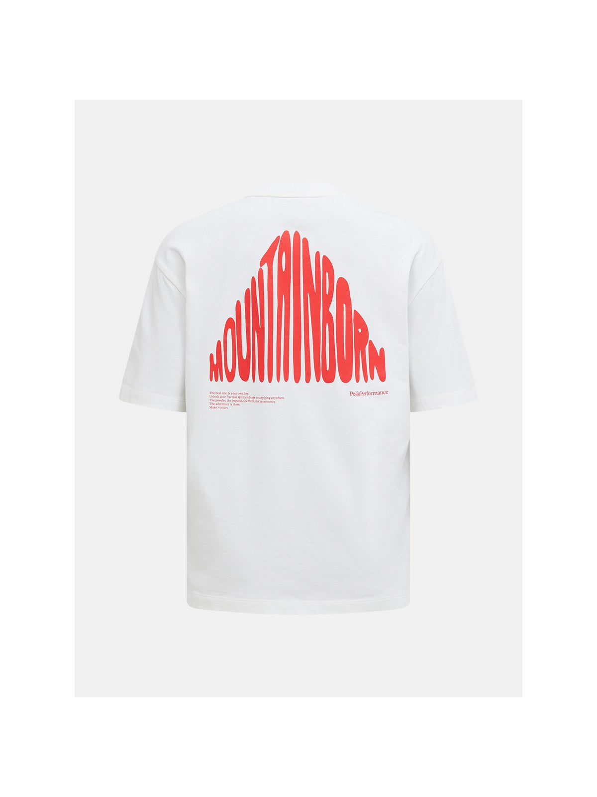 Koszulka PEAK PERFORMANCE W Graphic Tee biały - Adventure Sports