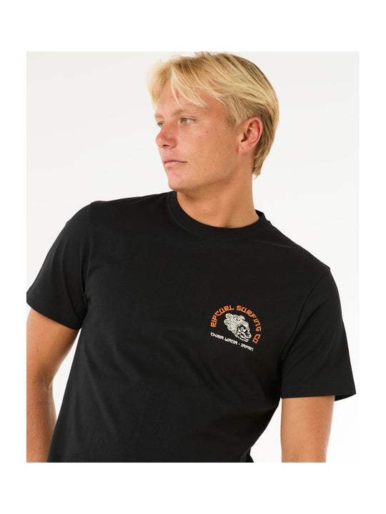 Koszulka RIP CURL Desti Animals Tee czarny

