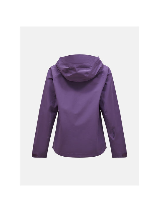 Kurtka outdoorowa damska PEAK PERFORMANCE Treeline HIPE 2.5L Shell Jacket fioletowa
