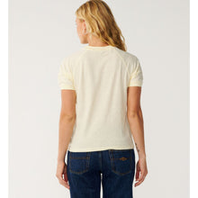 Koszulka damska RIP CURL Sg Wettie Ringer Tee żółta
