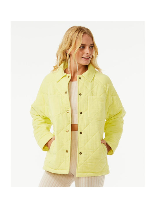 Kurtka RIP CURL Premium Surf Quilted Jacket żółty - Adventure Sports
