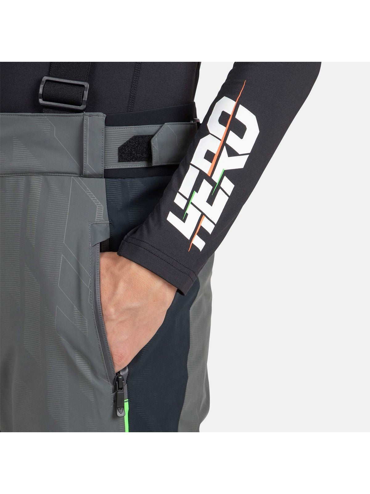 Męskie spodnie narciarskie Rossignol Hero R Pant szare - Spodnie - Adventure Sports