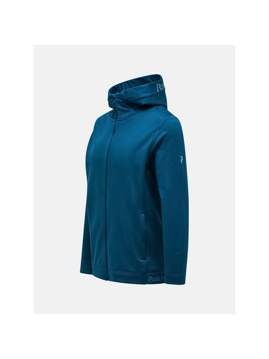 Bluza Peak Performance M Rider Tech Zip Hood zielony - Adventure Sports
