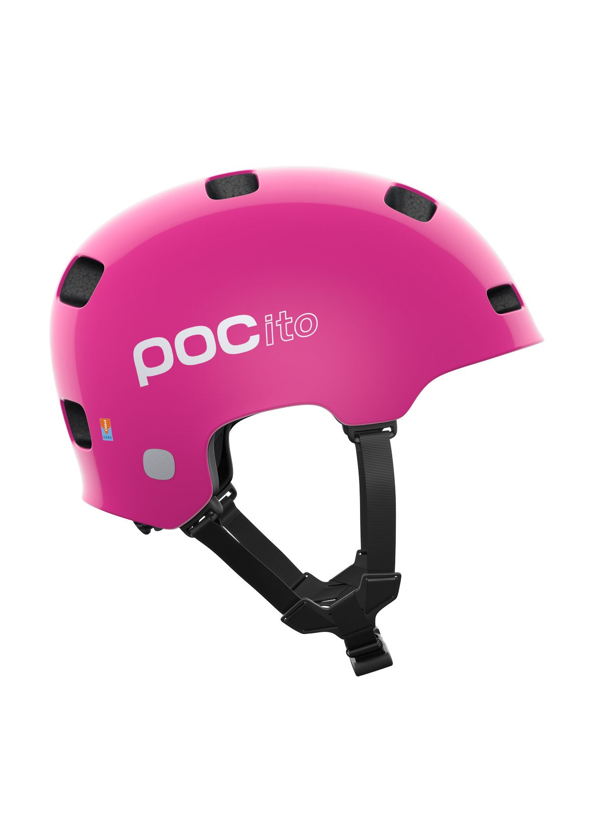 Kask rowerowy POCito Crane MIPS fluo pink
