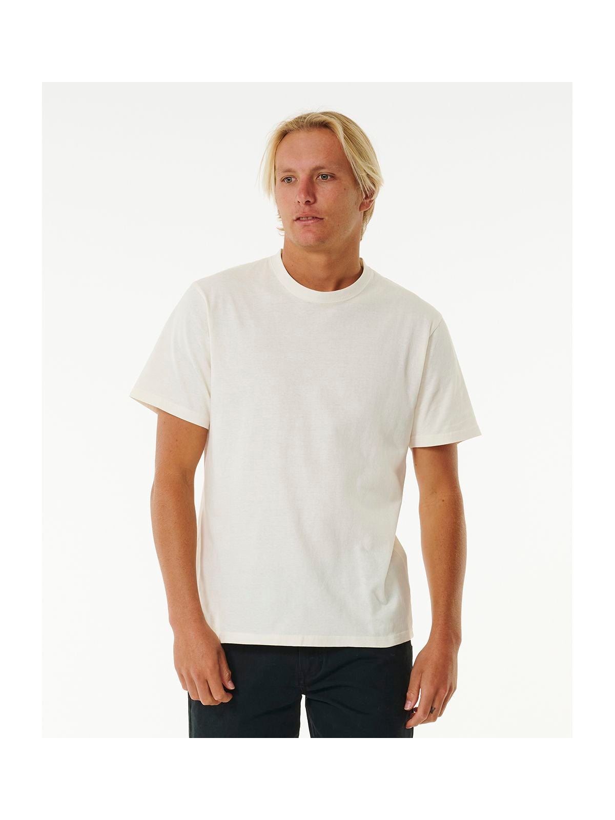 Koszulka RIP CURL Plain Wash Tee biały
