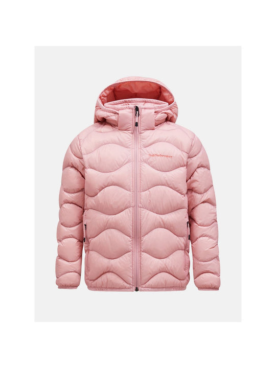 Kurtka Peak Performance Jr Helium Down Hood Jacke różowy - Adventure Sports
