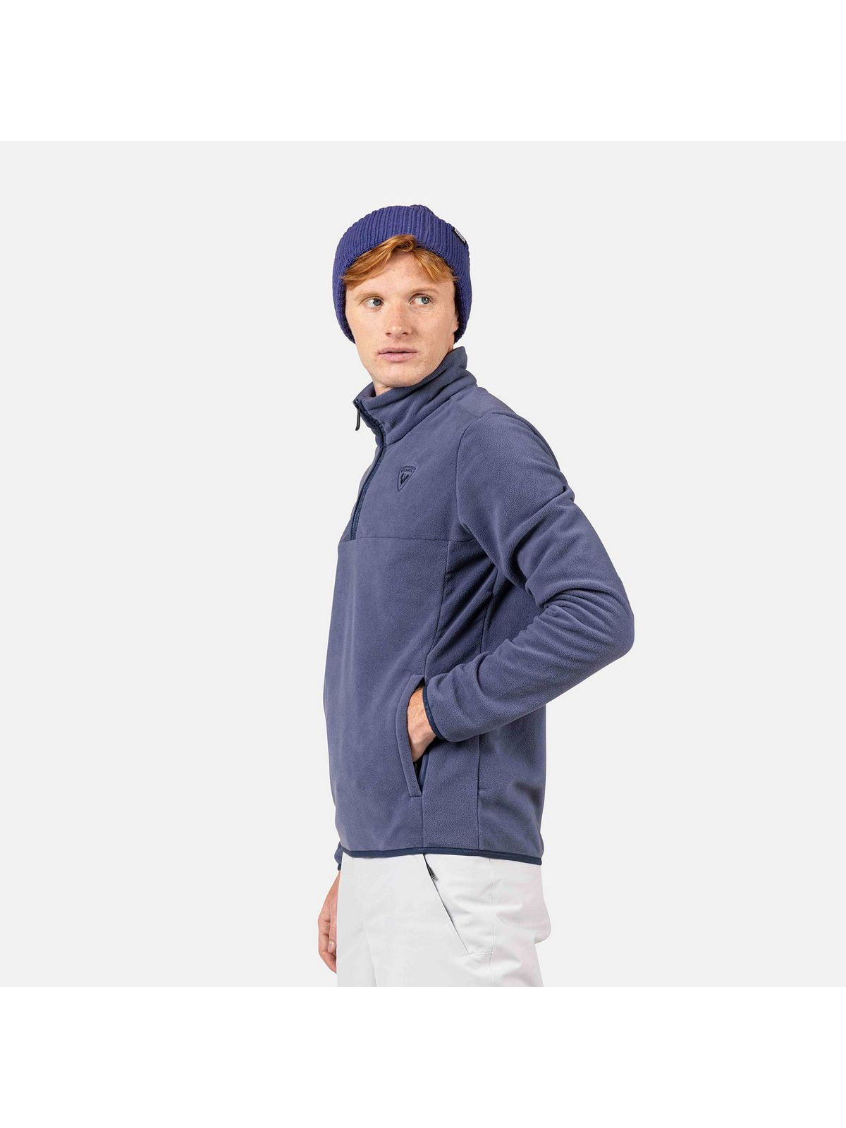 Bluza męska ROSSIGNOL Strawpile Fleece Fz niebieska