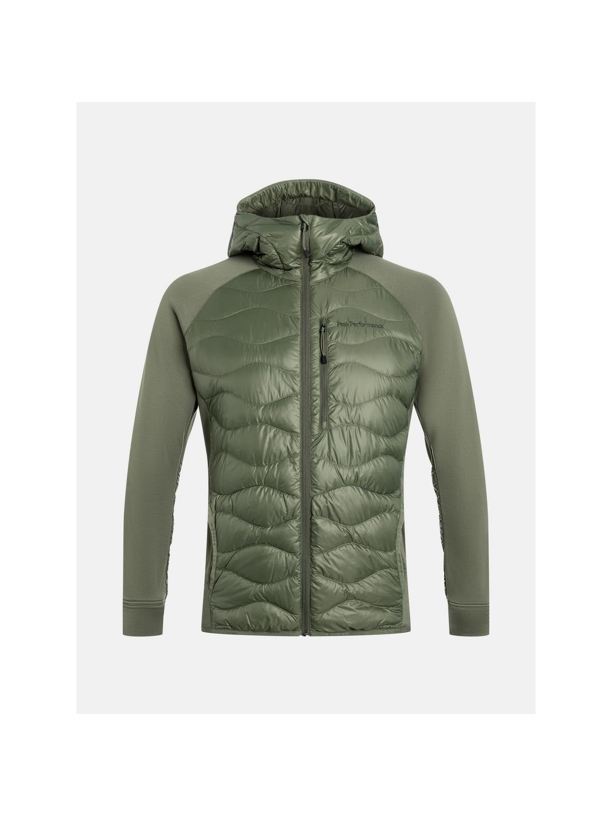 Kurtka Peak Performance M Helium Down Hybrid Hood zielony - Adventure Sports