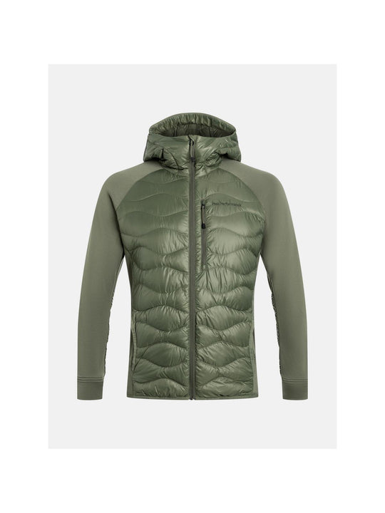 Kurtka Peak Performance M Helium Down Hybrid Hood zielony - Adventure Sports
