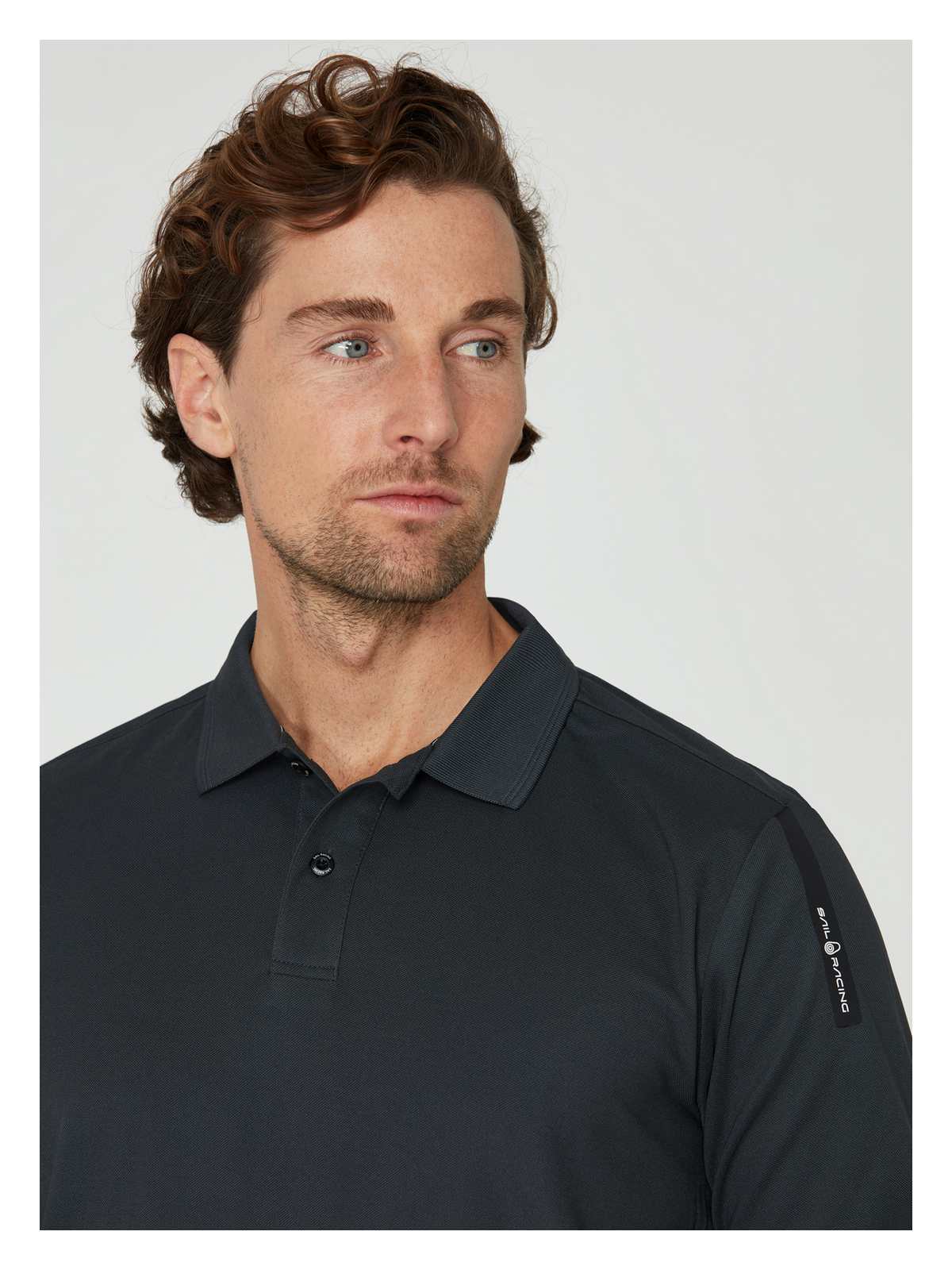 Koszulka męska SAIL RACING M Spray Technical Ls Polo szara