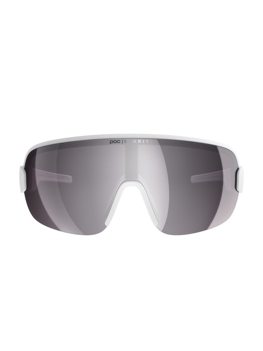 Okulary rowerowe POC Aim white - Clarity Road/Sunny Silver cat 3
