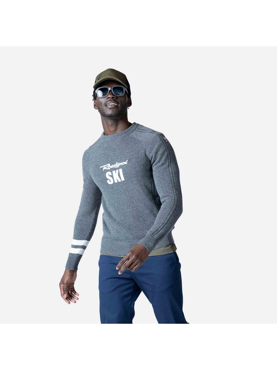 Sweter Rossignol Signature Knit szary - Adventure Sports
