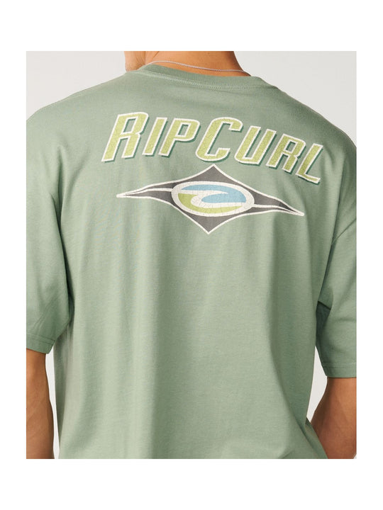 Koszulka męska RIP CURL Heritage Icon Tee zielona
