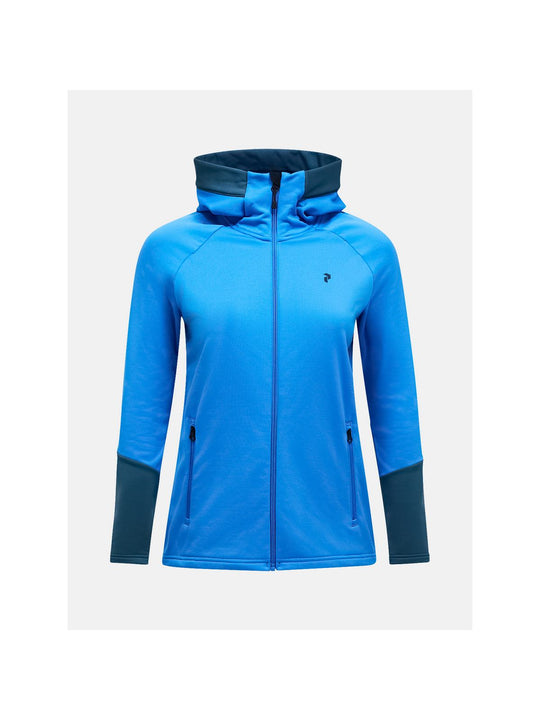 Bluza PEAK PERFORMANCE W Rider Essentials Zip Hood niebieski
