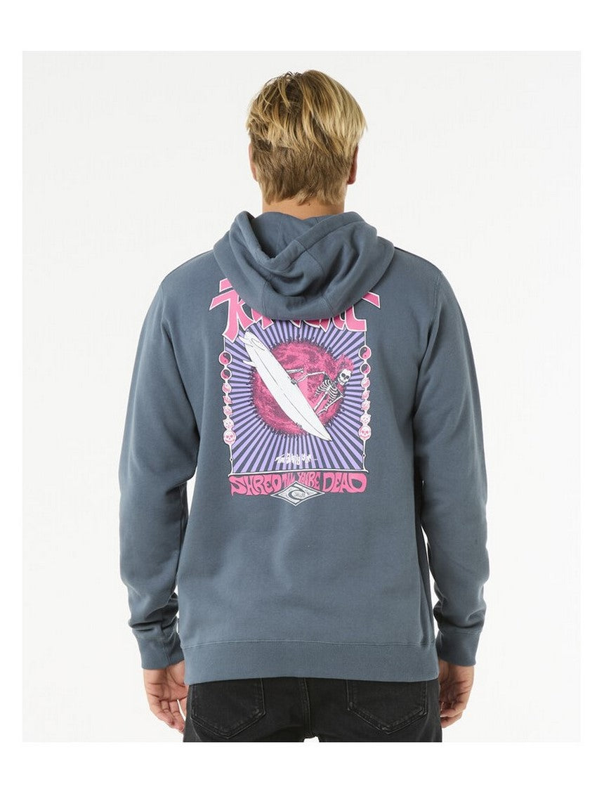 Bluza RIP CURL Shred Zip Thru szara