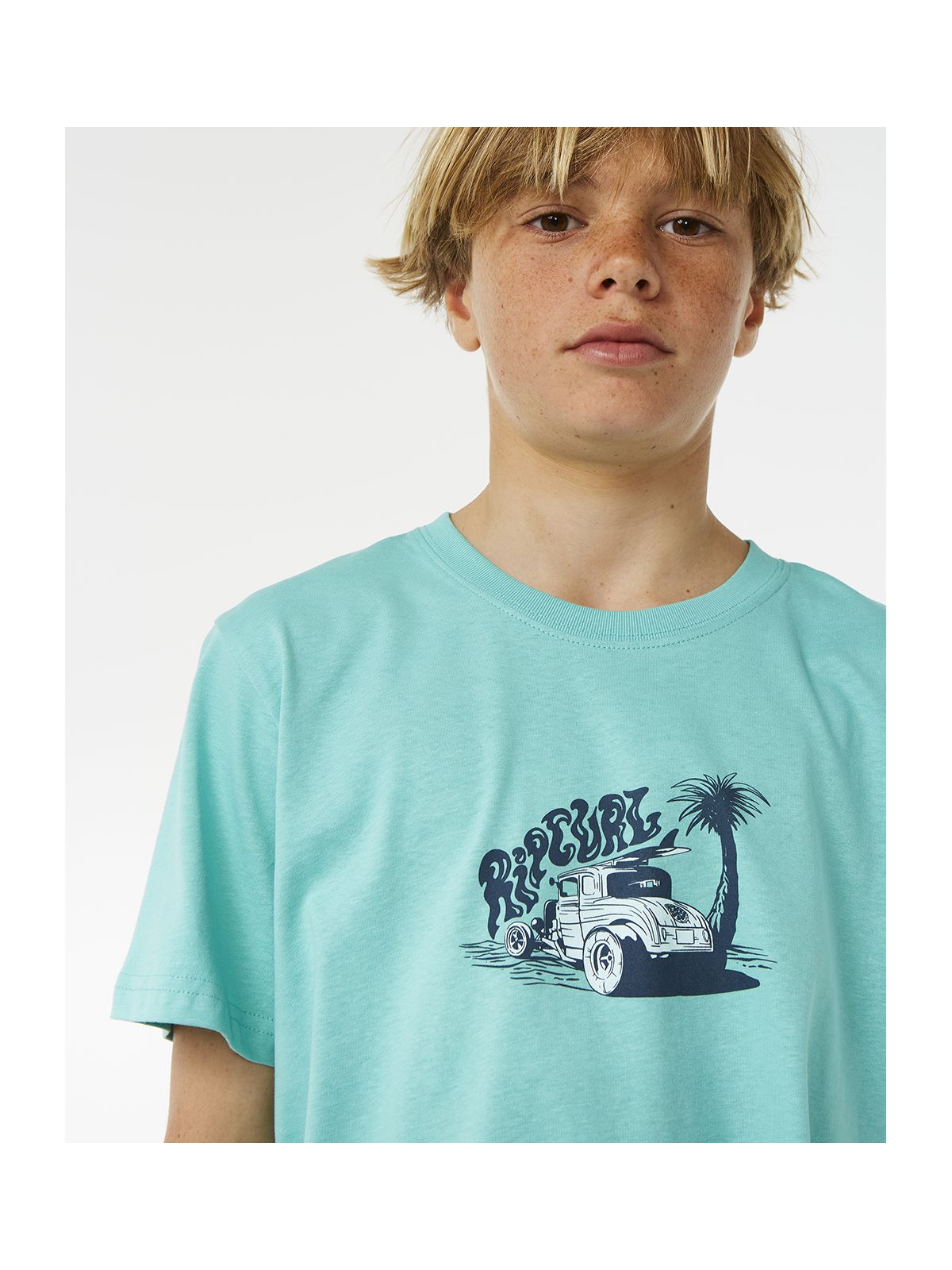 Koszulka RIP CURL Keep On Trucking Tee Boy niebieski - Adventure Sports
