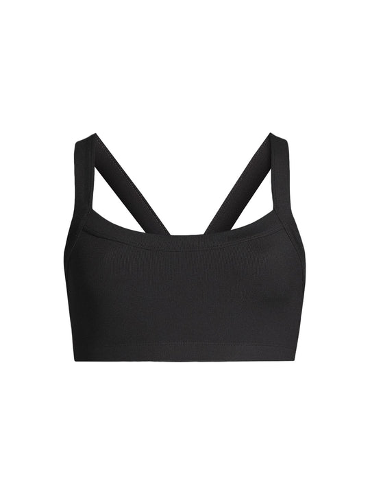 Top damski CASALL Defined Rib Sport Top kolor czarny
