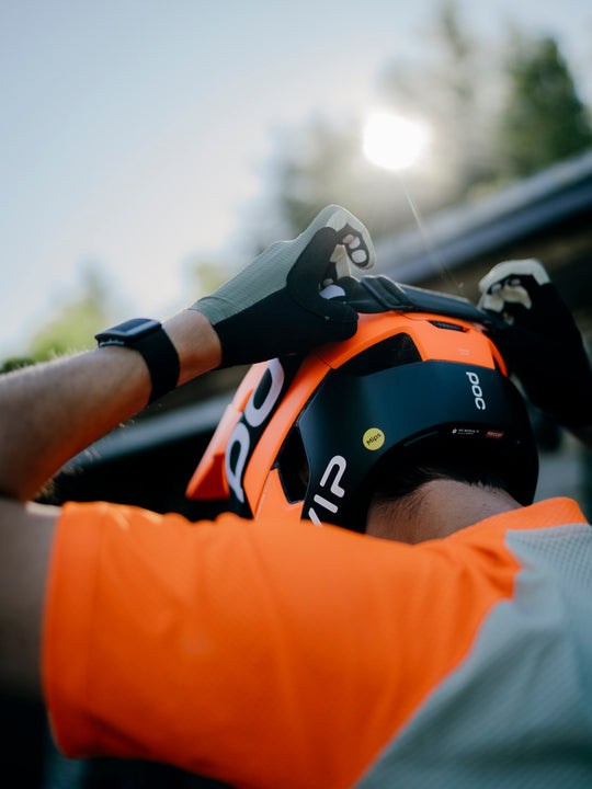 Kask rowerowy POC Otocon Race Mips pomarańczowy
