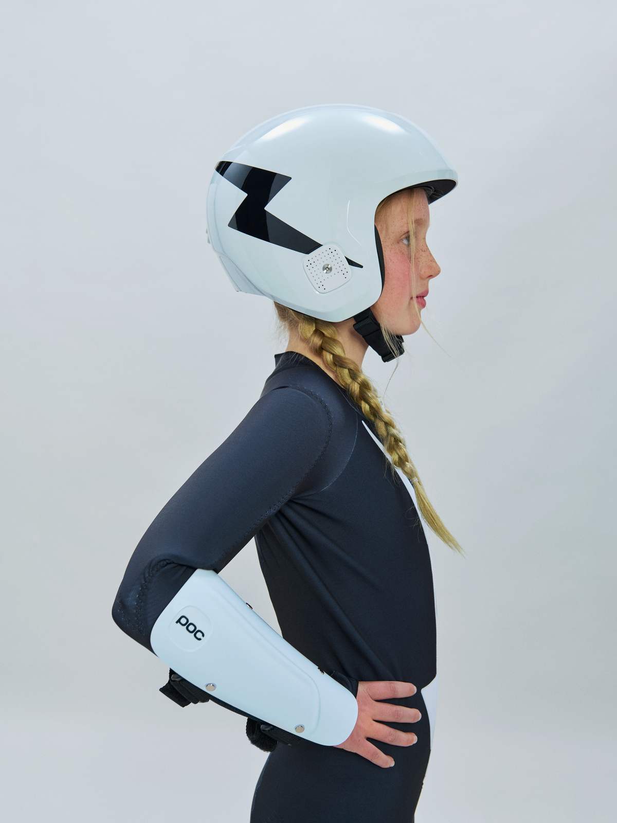 Kask narciarski dziecięcy POC Skull Dura Jr biały