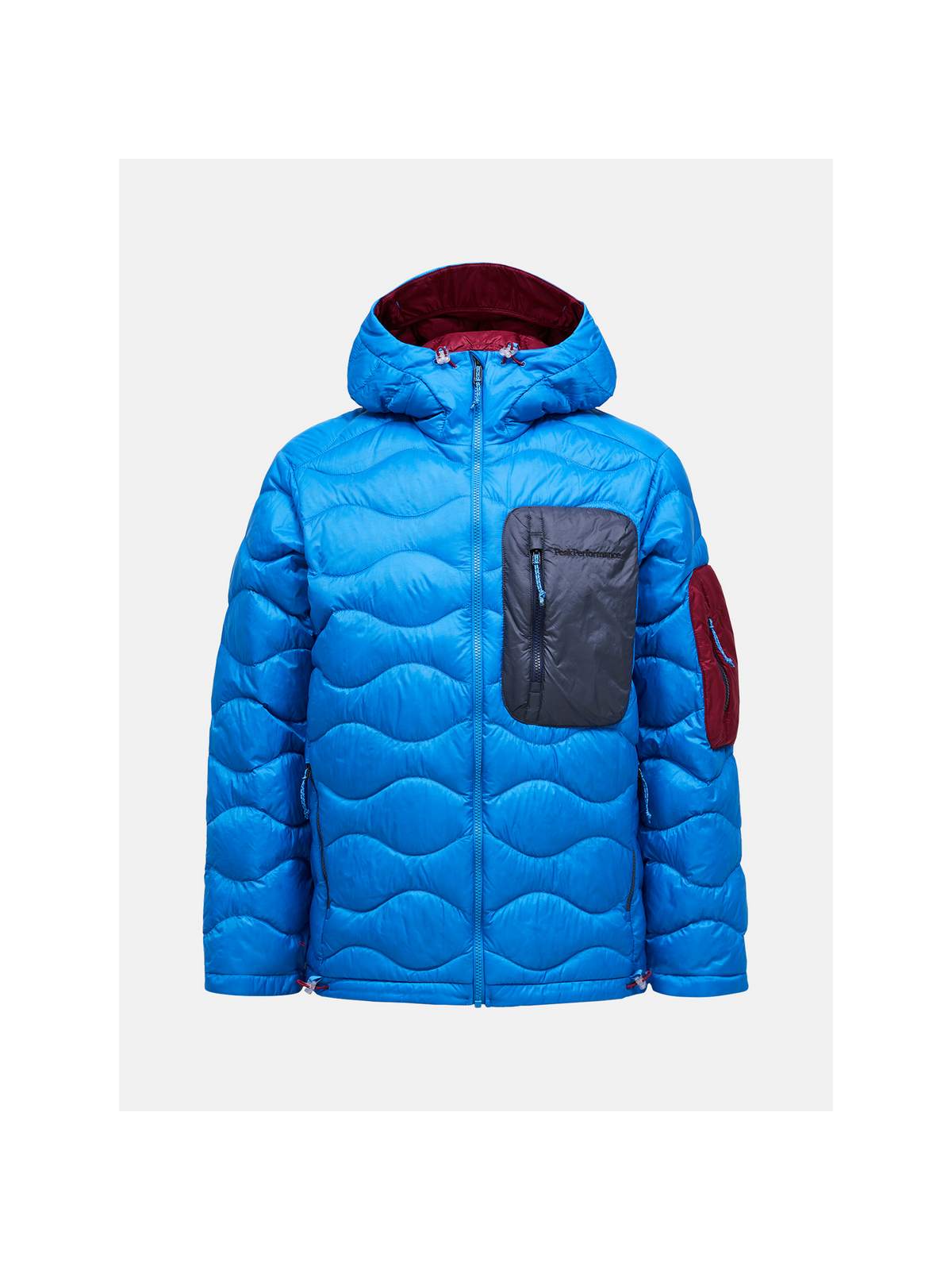 Kurtka PEAK PERFORMANCE Helium Utility Down Hood Jacket Men niebieski