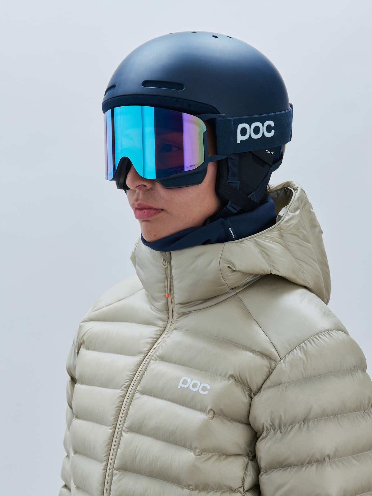 Kask narciarski POC Calyx szary