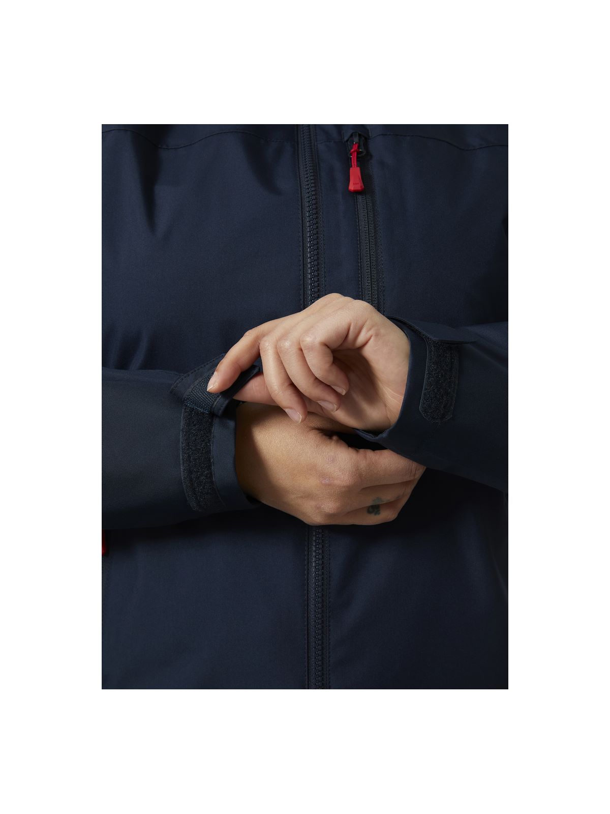 Kurtka damska HELLY HANSEN W Crew Hooded Midl Jacket 2.0  kolor granatowy