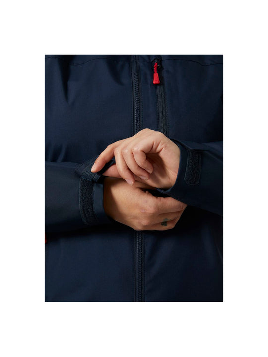 Kurtka damska HELLY HANSEN W Crew Hooded Midl Jacket 2.0  kolor granatowy
