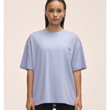 Koszulka damska Casall Oversized Cotton Blend Tee lawendowa - Adventure Sports

