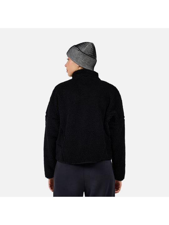 Bluza damska ROSSIGNOL W ALLTRACK SNAP SHERPA JKT czarna

