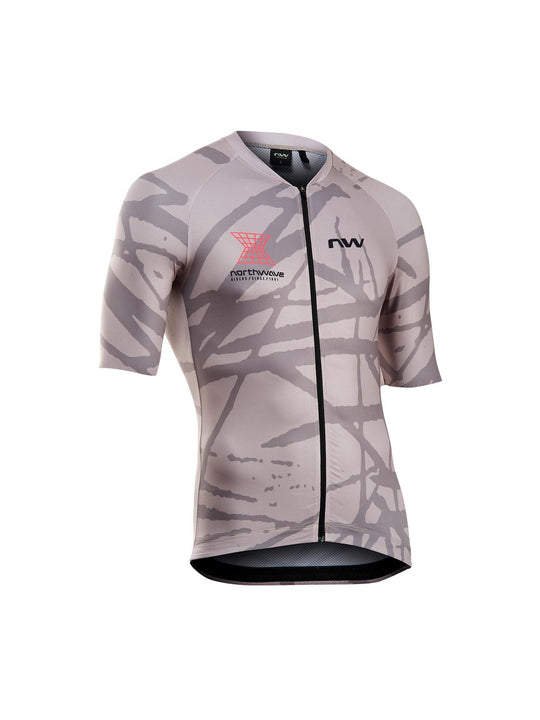Koszulka rowerowa NORTHWAVE Blade 2 Jersey beżowy - Adventure Sports
