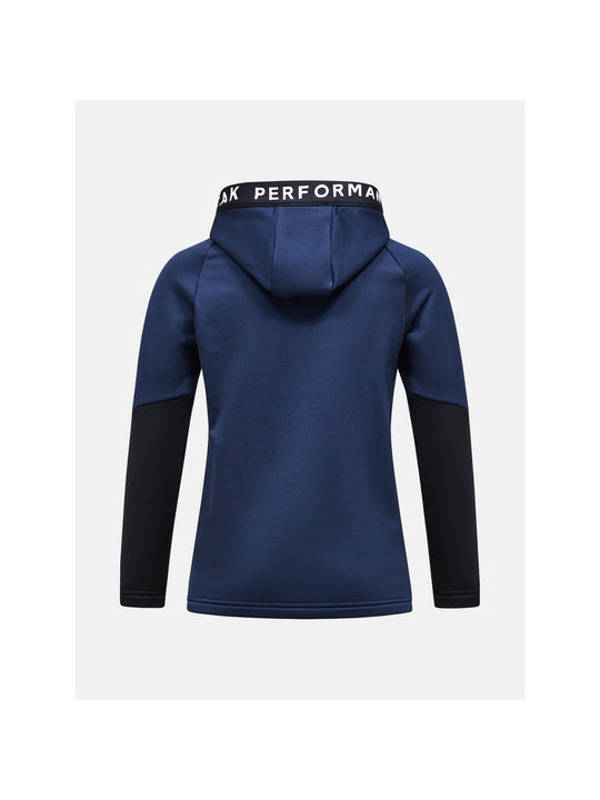 Bluza Peak Performance Jr Rider Zip Hood granatowy - Adventure Sports
