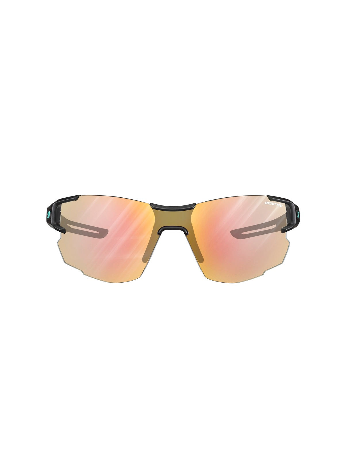 Okulary fotochromowe Julbo Aerolite - czarny / pastelowy różowy| Reactiv Light Amplifier cat 1-3 - M - Adventure Sports