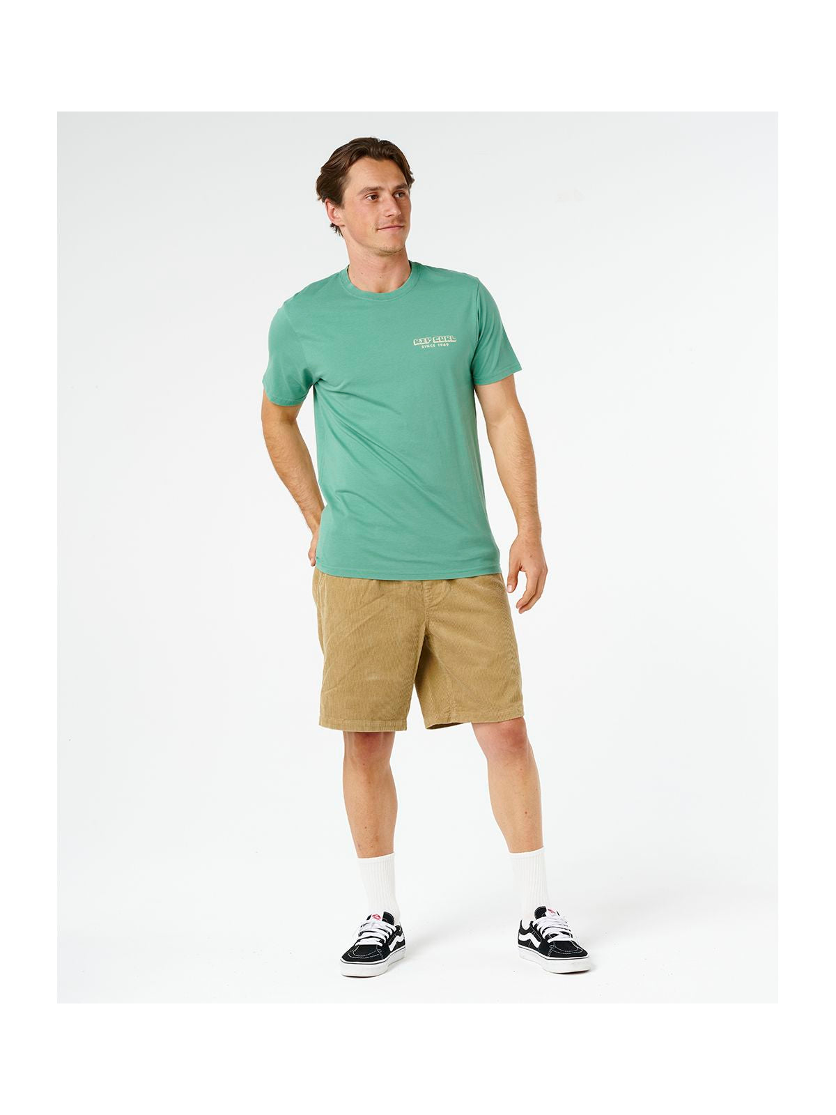 Koszulka męska RIP CURL Aots Sailboat Tee zielona